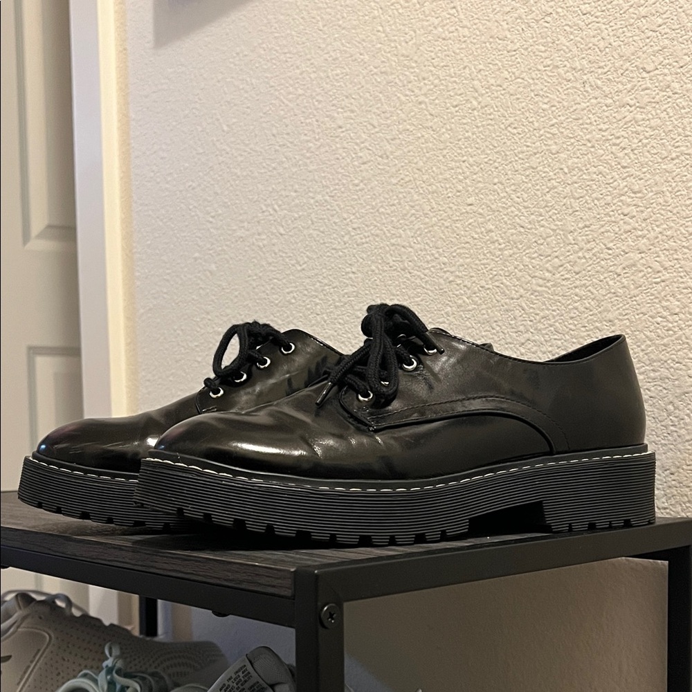 a new day Black Oxford Shoes